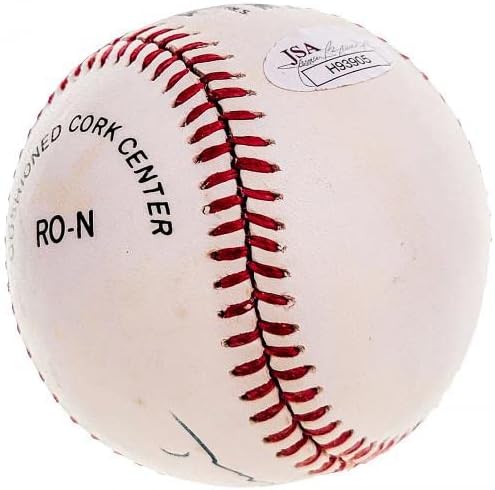 John Johnny Sain İmzalı Resmi NL Beyzbol New York Yankees, Atlanta Braves JSA H93905-İmzalı Beyzbol Topları