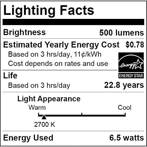 Sunlite PAR16 / LED / 6.5 W / GU10 / ES / 27 K 2700 K GU10 Bankası Dim LED 50 W Eşdeğer MR16 Reflektör Ampul, sıcak