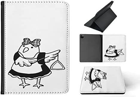 Sevimli Komik Kuş Hizmetçi FLİP Tablet KILIF Kapak Apple İPAD PRO için 11 (2018) (1ST GEN) / İPAD PRO 11 (2020) (2ND