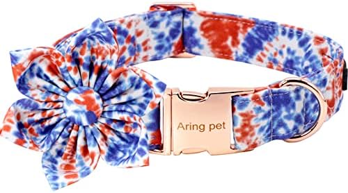 Çiçek ile ARİNG PET Köpek Tasması, Ayrılabilir Çiçek ile köpek Tasması, Küçük Orta Büyük Köpekler için Sevimli Renkli