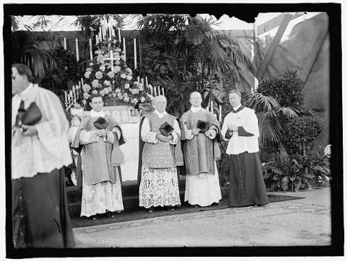 Tarihsel Bulgular Fotoğraf: Askeri Saha Kitlesi, Roma Katolik Kilisesi, Peder Russell, Meagher, Rahipler, 1910