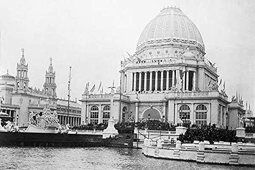 Worlds Columbian Expo Chicago 1893 11x14 Gümüş Halide Fotoğraf Baskısı
