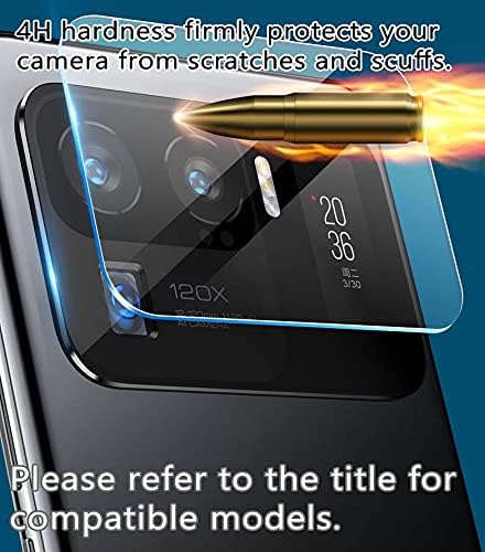 Vaxson 2-Pack Film Koruyucu ile uyumlu Sonim XP10 Arka Kamera Lens Sticker [Temperli Cam Ekran Koruyucular ]