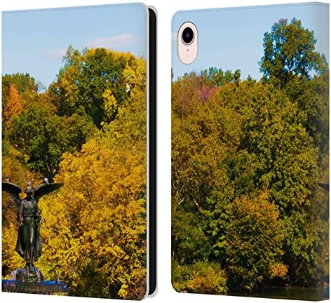 Kafa Çantası Tasarımları Resmi Lisanslı Haroulita Central Park NY 1 Yerler 4 Deri Kitap Cüzdan Kılıf Kapak Apple iPad