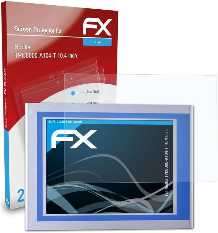 atFoliX ekran koruyucu Film ile Uyumlu Nodka TPC6000-A104-T 10.4 İnç Ekran Koruyucu, Ultra Net FX koruyucu film (2X)