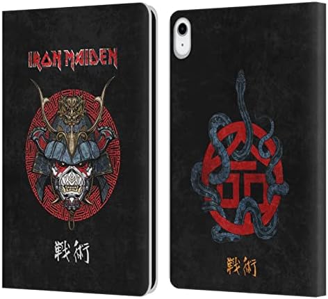Kafa Çantası Tasarımları Resmi Lisanslı Iron Maiden Albüm Kapağı Senjutsu Deri Kitap Cüzdan Kılıf Kapak Apple iPad