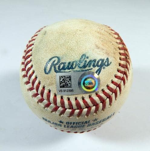 2021 Seattle Mariners Col Rockies Oyunu Kullanılmış Beyzbol Ramirez K Hikayesi vuruş dışı-Oyun Kullanılmış Beyzbol