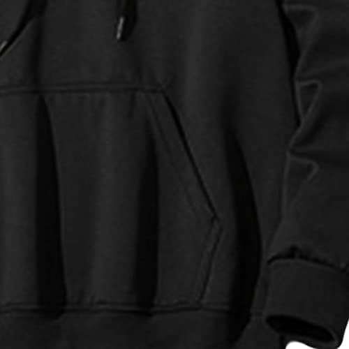 JEKE-DG Yenilik Çift Slim Fit Spor Serin Hoodie Kazak Büyük Boy Düz Renk Kazak Hafif Kapşonlu Streetwear