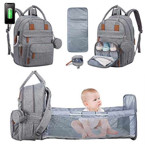 LOVEVOOK Bebek Bezi Çantası Sırt Çantası Bebek Çantaları Unisex İşlevli Büyük Seyahat Sırt Çantası Anneler Babalar