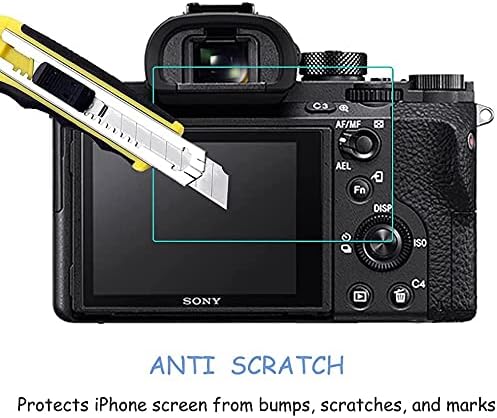 ZLMC Ekran Koruyucu Sony A7RIII 0.3 mm 9H Sertlik A7RIII Anti-Scratch Anti-parmak İzi ve Anti-kabarcık Temperli Cam