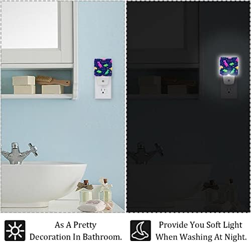 Iyi Dinozor Fiş Gece Lambası Otomatik Kısılabilir Led Gece ışıkları, Parlak Gece Lambası Çocuk Odası Yatak Odası Tuvalet