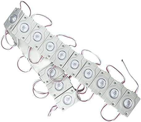 Yolu 20 adet süper parlak 1 LED enjeksiyon modülü şerit ışıkları 3030 SMD LED Lens ile 12V 1.5 W ışık mektup işareti