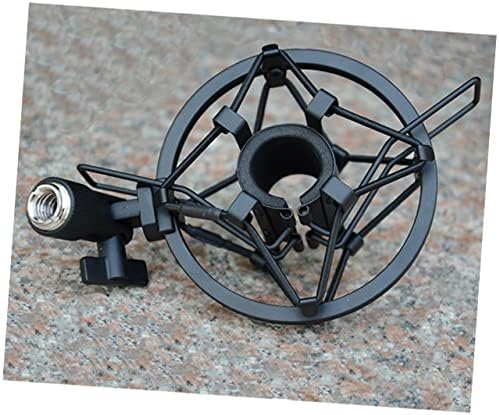 Kondenser Standı için HEİMP Mikrofon Kayıt Rafı Siyah Toka Dağı İnç Mm / Tutucu Mikrofon Azaltma Ses Mikrofon Klipsi