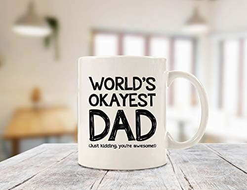 Dünyanın En İyi Baba Komik Kahve Kupası-Baba, Erkek, Koca için en iyi Noel Hediyeleri-Kızı, Oğlu, Çocukları, Karısından