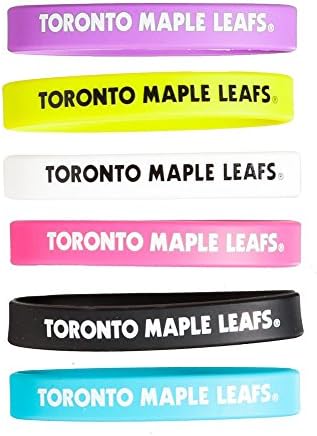 NHL Toronto maple leafs silikon içecek bantları