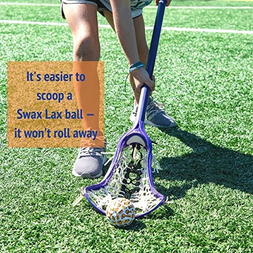 SWAX LAX Lacrosse Eğitim Topu-Kapalı Açık Uygulama Daha Az Sıçrama ve Ribaund