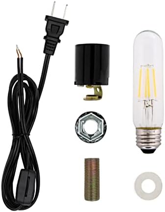 Yaratıcı Hobiler 3.5 Watt LED Ampullü Büyük Seramik Noel Ağacı Kablo Kiti-Standart (Edison) Taban Soketi-Büyük Boyutlu