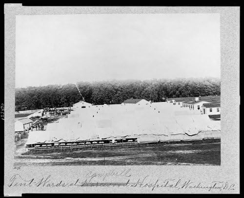 HistoricalFindings Fotoğraf: Çadır Koğuşları, Campbell Hastanesi, Washington, DC, Amerikan iç savaşı, Tıbbi Tesis