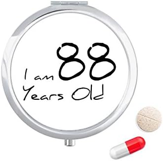 Ben 88 Yaşında Yaş Yaşlı Hap Durumda Cep tıbbi saklama kutusu Konteyner Dağıtıcı