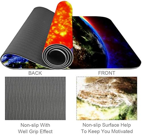 Siebzeh 3D Yin Yang Güneş Toprak Premium Kalın Yoga Mat Çevre Dostu Kauçuk Sağlık ve Fitness Kaymaz Mat Her Türlü