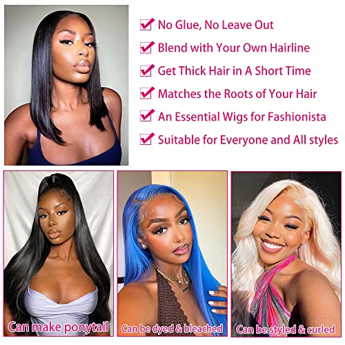 Legendhair 18 İnç tutkalsız V kısmı Peruk brezilyalı düz insan saçı Peruk Siyah Kadınlar için V şekli peruk insan