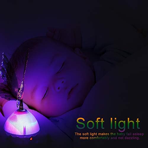 MeiBoAll Plug in gece ışıkları,renkli kelebek led duvar lambası ışık sensörü ile çocuk odası yatak odası kreş için