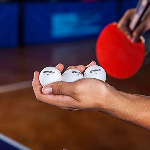 Şampiyonu Spor 1 Yıldız Masa Tenisi Topu Paketi-Beyaz Ping Pong Topları, 6 Set, 40mm Dikişsiz Tasarım - dinlenme masası
