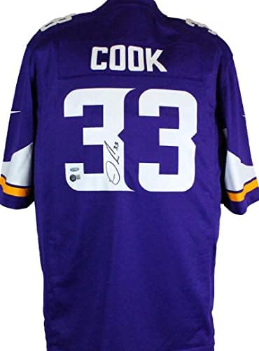 Dalvin Cook İmzalı Mor Minnesota Vikings NFL Nike Oyun Forması-BAW Holo İmzalı NFL Formaları
