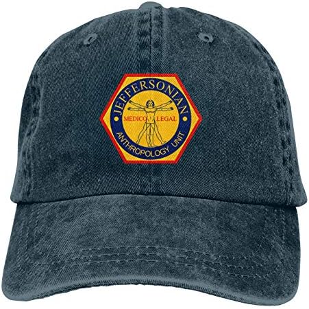 TRIOEPU Jeffersonıan Rozeti Unisex Kamp Vintage Kot beyzbol şapkası Klasik Pamuk Baba Şapka Ayarlanabilir Düz Kap