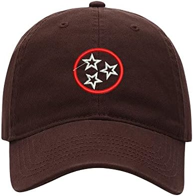 L8502-LXYB beyzbol şapkası Erkekler Tennessee Tristar İşlemeli Yıkanmış Pamuk Baba Şapka beyzbol şapkası s