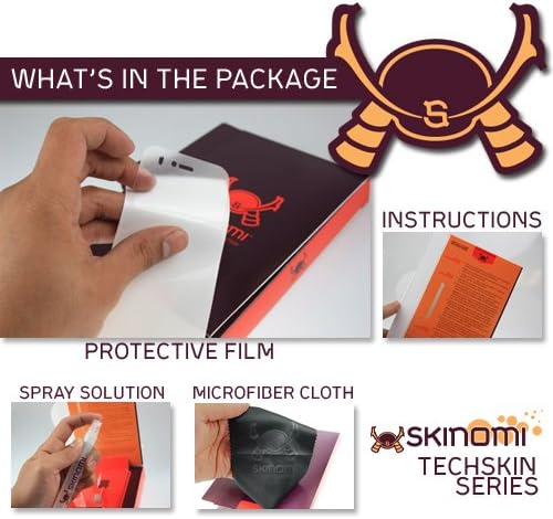Skinomi Tam Vücut Cilt Koruyucu ile Uyumlu LG Spectrum 2 (Ekran Koruyucu + arka kapak) TechSkin Tam Kapsama Temizle