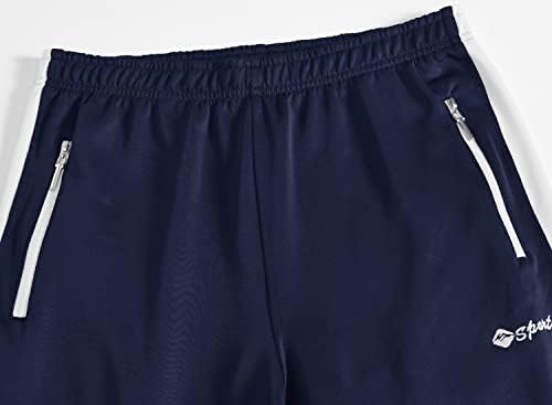 BGOWATU erkek Eşofman 2 Parça Koşu Ceketler Atletik Pantolon spor elbise Fermuarlı Cepli