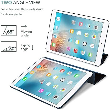 ProCase iPad 2/3/4 Kılıf (Eski Model) – Ultra İnce Hafif Standı Kılıf ile Saydam Buzlu Geri Akıllı Kapak Apple iPad