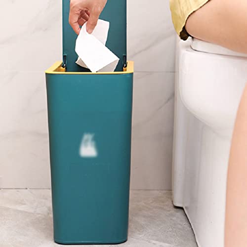 DYPASA çöp geri dönüşüm kutusu çöp tenekesi Tuvalet Pres Tipi Kapaklı Oluklu Kağıt Sepeti Ev Mutfak Büyük Kapasiteli
