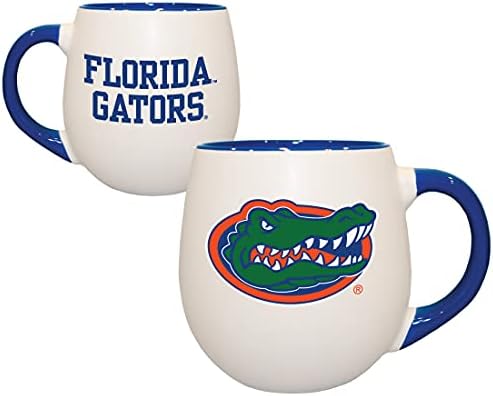 RFSJ Florida Gators 18oz Seramik Karşılama Kupası, beyaz, mavi, turuncu