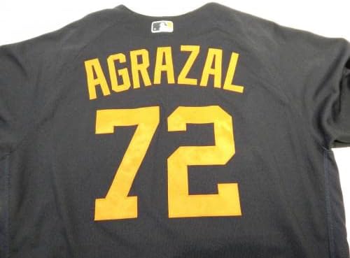 2020 Detroit Tigers Dario Agrazal 72 Oyun Kullanılmış Donanma Forması 48 DP21069 - Oyun Kullanılmış MLB Formaları