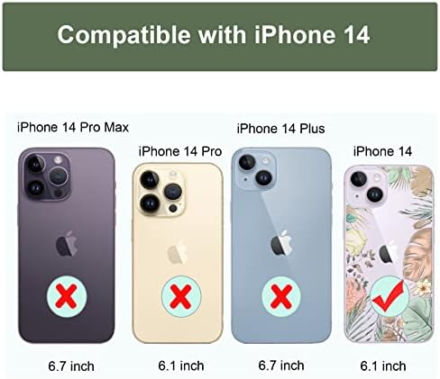 IPHONE 14 Kılıfı ile Uyumlu Unov Kılıfı iPhone 13 Kılıfı Tasarım Kabartmalı Desenli Şeffaf Yumuşak TPU Tampon İnce