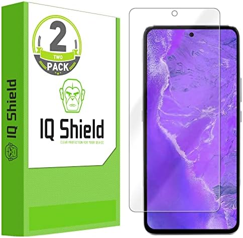 IQ Shield Ekran Koruyucu ile Uyumlu BLU G91 Pro (2021, 6.7 inç) (2'li Paket) Kabarcık Önleyici Şeffaf Film