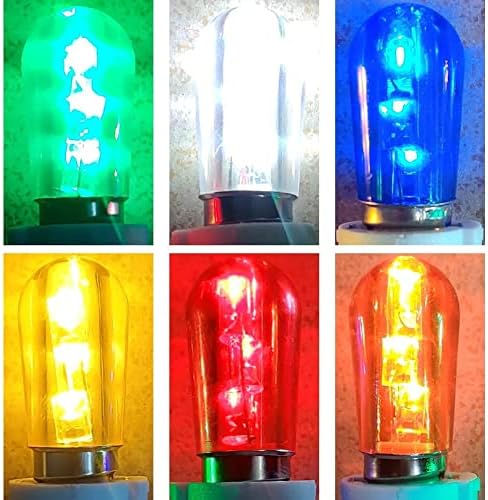 GutReise E14 12 V sıcak beyaz LED ampuller, 4 ADET E14 3 LEDS AC / DC lambalar vida ışık lambaları 0.5 watt 15 - 25Lm