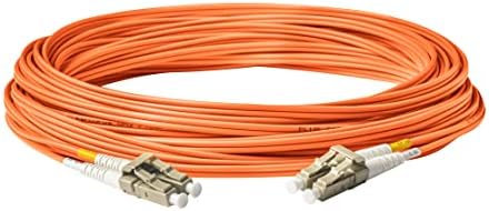 SpeedyFıberTX-6-Pack 0.20 Metre Çok Modlu OM1 62.5/125 Fiber Optik yama kablosu, Dubleks lc'den lc'ye, turuncu LSZH