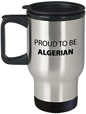 Cezayir 14 oz yalıtımlı seyahat kupa Cezayir için benzersiz ilham verici Sarcasm Tumbler olmaktan Gurur duyuyor