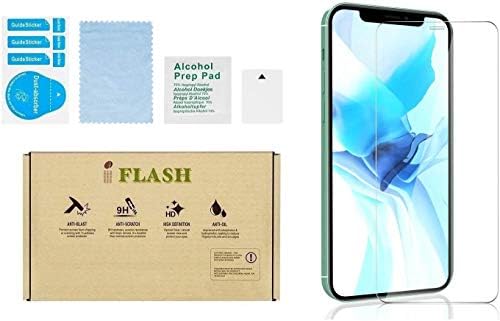 İFLASH (3 Paket) iPhone 12 Pro Max Cam Ekran Koruyucu, Apple iPhone 12 Pro Max için Kristal Berraklığında Temperli