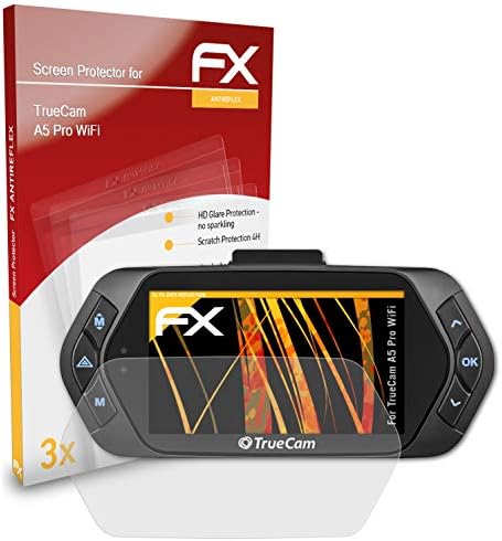 atFoliX Ekran Koruyucu ile Uyumlu TrueCam A5 Pro WiFi Ekran koruyucu Film, Yansıma Önleyici ve Şok Emici FX Koruyucu
