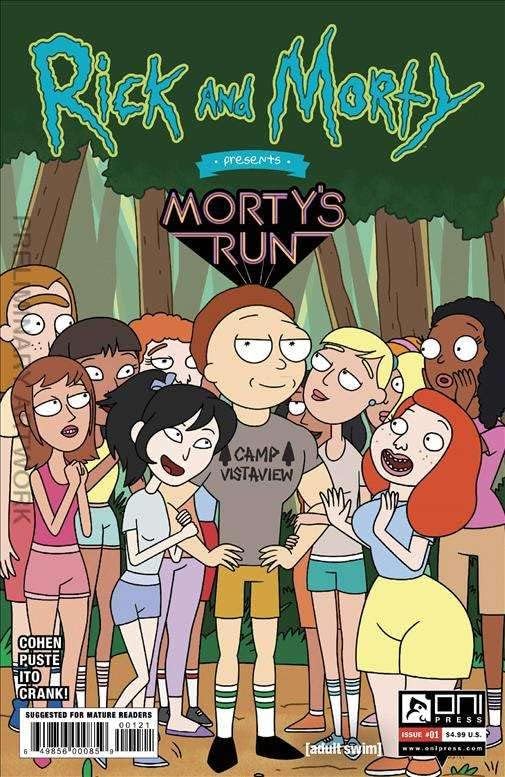 Rick ve Morty Sunar: Morty'nin Koşusu 1A VF / NM; Oni çizgi roman
