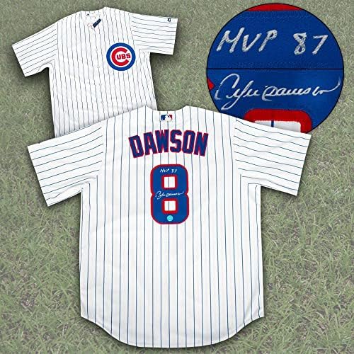 Andre Dawson Chicago Cubs İmzalı ve Yazılı Beyzbol Forması - İmzalı MLB Formaları