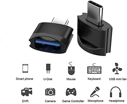 Tek Styz USB C Dişi USB Erkek Adaptör (2 paket) Tip-C Şarj Cihazı ile OTG için Realme RMX2086'NIZLA uyumludur. Klavye,