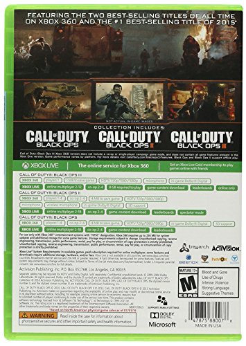 Görev Çağrısı Black Ops Koleksiyonu-Xbox 360 Standart Sürüm
