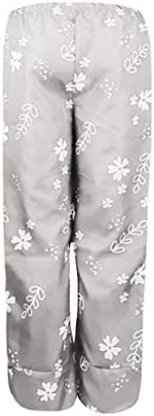 Mackneog Elastik Gevşek Fit Casual kapri pantolonlar Yaz Keten Geniş Bacak kapri pantolonlar Kadınlar için Rahat İşlemeli