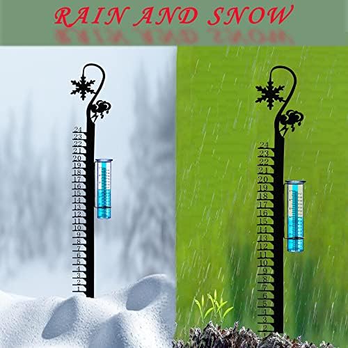 BİUWİNGYAĞMUR Göstergesi Kar Göstergesiaçık, Yağmur ve Kar Ölçümü için Çift Amaçlı Gösterge, Kar tanesi ve yağmur