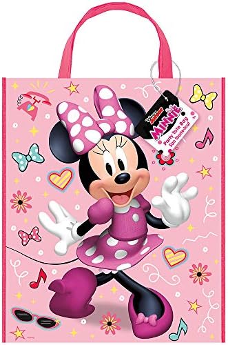 Disney Minnie Mouse plastik büyük el çantası | 13 x 11 / 1 Adet